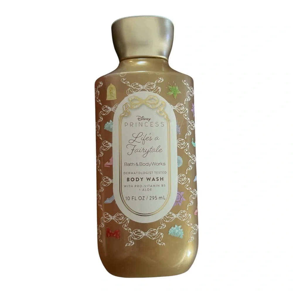 Bath & Body Works Disney Princess Life's a Fairytale Gold Body Wash & Body Cream